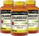MASON NATURAL Cranberry 12:1 Konsentraatti C & E-vitamiinin kanssa, tukee immuuni- ja virtsanterveys, 90 kapselia, 3 kapselin pakkaus