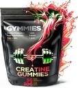 Kreatinmonohydrat Gummies - Muskeltillväxt, prestanda, uthållighet - 5 Gram Kreatin per portion - Vegan, icke-GMO, Glutenfri, Gjord i USA - 90ct (90 greve, vattenmelon)