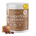Boobie Body Superfood Proteiini Raskaus ja synnytyksen jälkeinen Ateriankorvike Shake, Coffee Caramel Flavor ... 19g Proteiini...