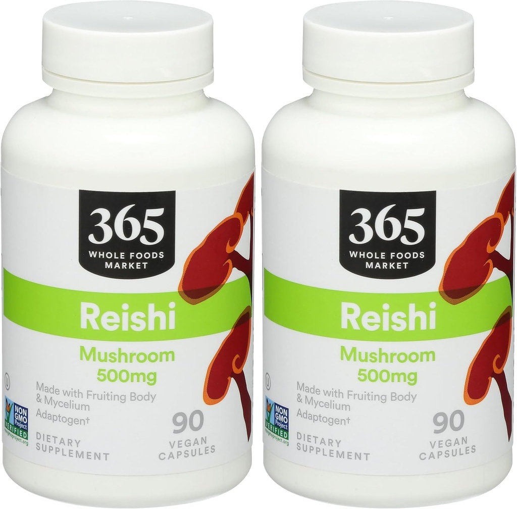365 av Whole Foods Market, Reishi, 90 Count (Pack of 2)