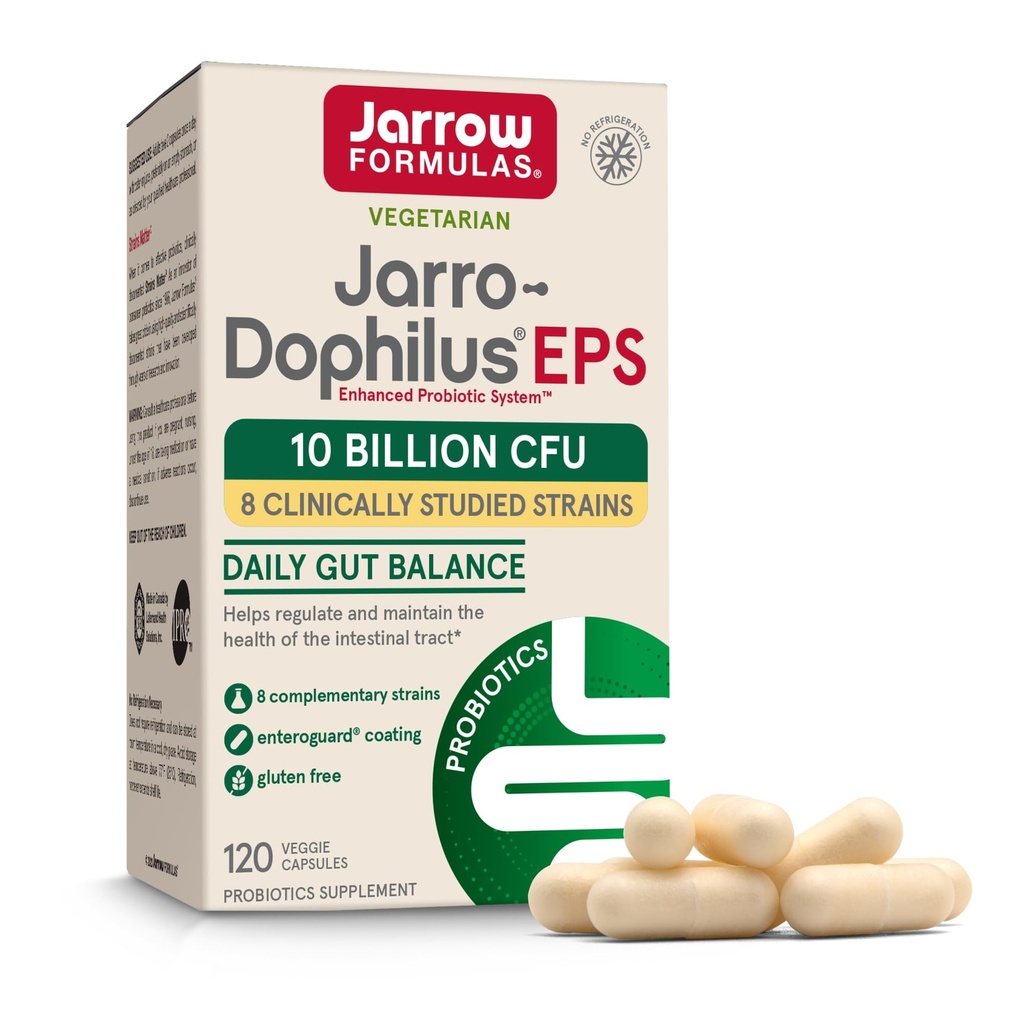 JARROW FORMULAS Jarro-Dophilus EPS Kasvissyöjäkapselit, 120 CT