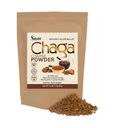 Sayan Siberian Pure Raw Coarse Chaga Powder 1lb / 454g - Premium Wild Forest Harvested Super Antioxidant Tea - Stöder Immune System och Digestive Health - Fokus, energi, klarhet, Wellness - Icke-GMO
