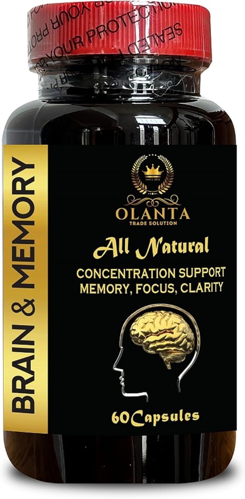 Mind Matrix PRO Formula - Kognitiivinen tuki, energiatuki, selkeys, aivolisä miehille ja naisille, Ginkgo Biloba - 1 pullo 60 kapselia