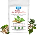 One Planet Nutrition Nano Ashwagandha Leaf & Root Powder 8 oz (227 tarjoilua), 10:1 uute, Tukee mielen kirkkautta, ei-GMO, Vegaani, Gluteeniton