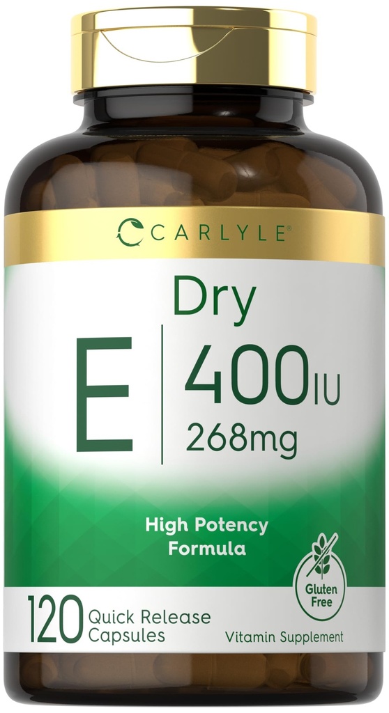 Carlyle Dry E-vitamiini 400 IU (268 mg) . 120 kapselia.