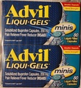 Advil Liqui-Gels Minis, 80 kapselia per pullo (3 pulloa)