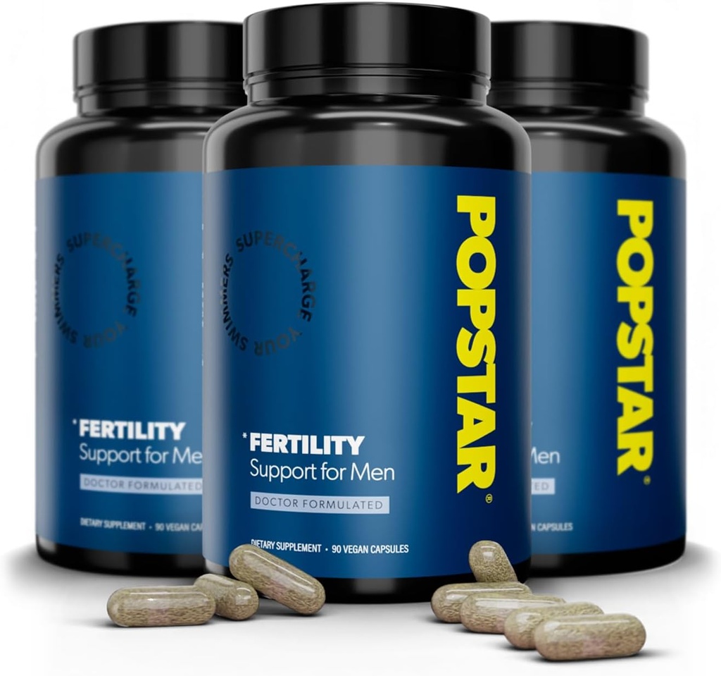 Hedelmällisyys täydentää miesten - Doctor Formulated - Valmistettu Yhdysvalloissa - Miesten prenataali vitamiinit - Mies hedelmällisyys täydentää - Booster - Count & Motiliteetti aktivoija - 90 Vegan kapselit (3 kuukauden toimitus)
