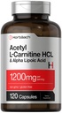 Horbäach Acetyl L Carnitine HCL & Alpha Lipoic Acid 1200 mg 