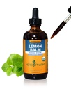 Herb Pharm Certified Organic Lemon Balm Liquid Extract rauhoittavan hermoston tukea, alkoholiton Glyseriitti, 4 Ounce