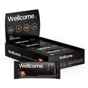 Wellcome Suolattu Caramel Marine Collagen Protein Bar Reishi Mushroom for Energy and Immuun Support - Adaptogenic Välipala Bar - Dairy Free Health Bar Functional Active Lifestyle (Pakkaus 12)