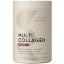 Sports Research Multi Collagen Protein Powder (tyyppi I, II, III, V, X), jossa on hyaluronihappoa + C-vitamiinia 