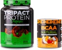 Nutrologia TRIPACT Vegan Protein Powder, for Vegan Protein Shakes, Chocolate Peanut Butter (20 Servings) BCAA Natural, Plant Based BCAA Powder, Orange Coconut Flavor (30 tarjoilua)