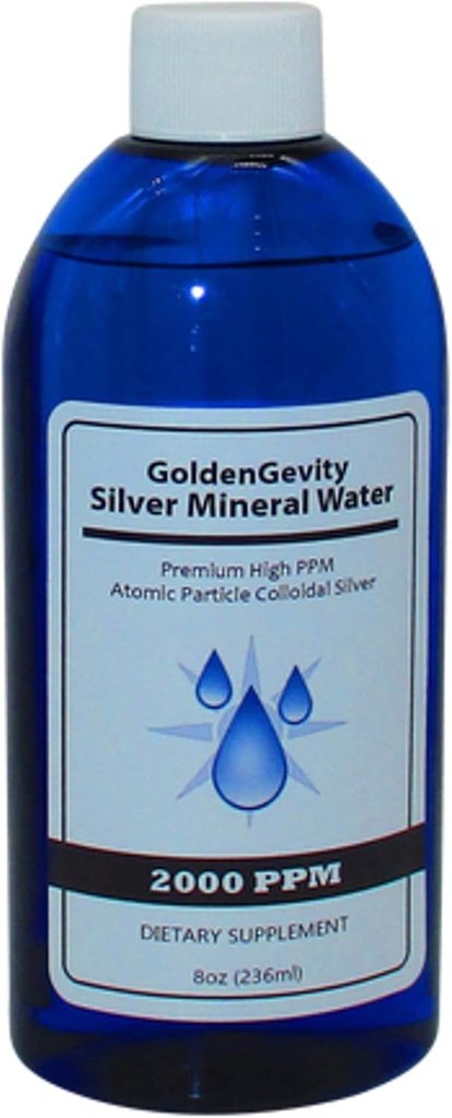2000 PPM Bioaktiivinen atomikolloidinen hopea, 8 oz ...