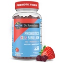 Elämänpuutarha Dr Formuloitu 5 miljardia PMY Prebioottikuitua, Probiootti ja D3-vitamiinia Gummies lapsille Ruoansulatus & Immuuniterveys . Gluteeniton, ei GMO, ei lisätty sokeria, mansikka maku, 60 Gummies