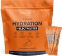 Tyyppi Zero Clean Hydration + Electrolytes Drink Mix (30 yhden selvingin pakkausta) - Advanced Hydration for Any Occasion (Tangeriini)
