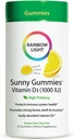 Rainbow Light - Sunny Gummies Vitamin D3 1000 IE, Support för friska ben, muskler och immunitet i en familjevänlig tuggbar med vitamin D3, Soy-Free, Gluten-Free, Sour Lemon, 50 Gummy Drops