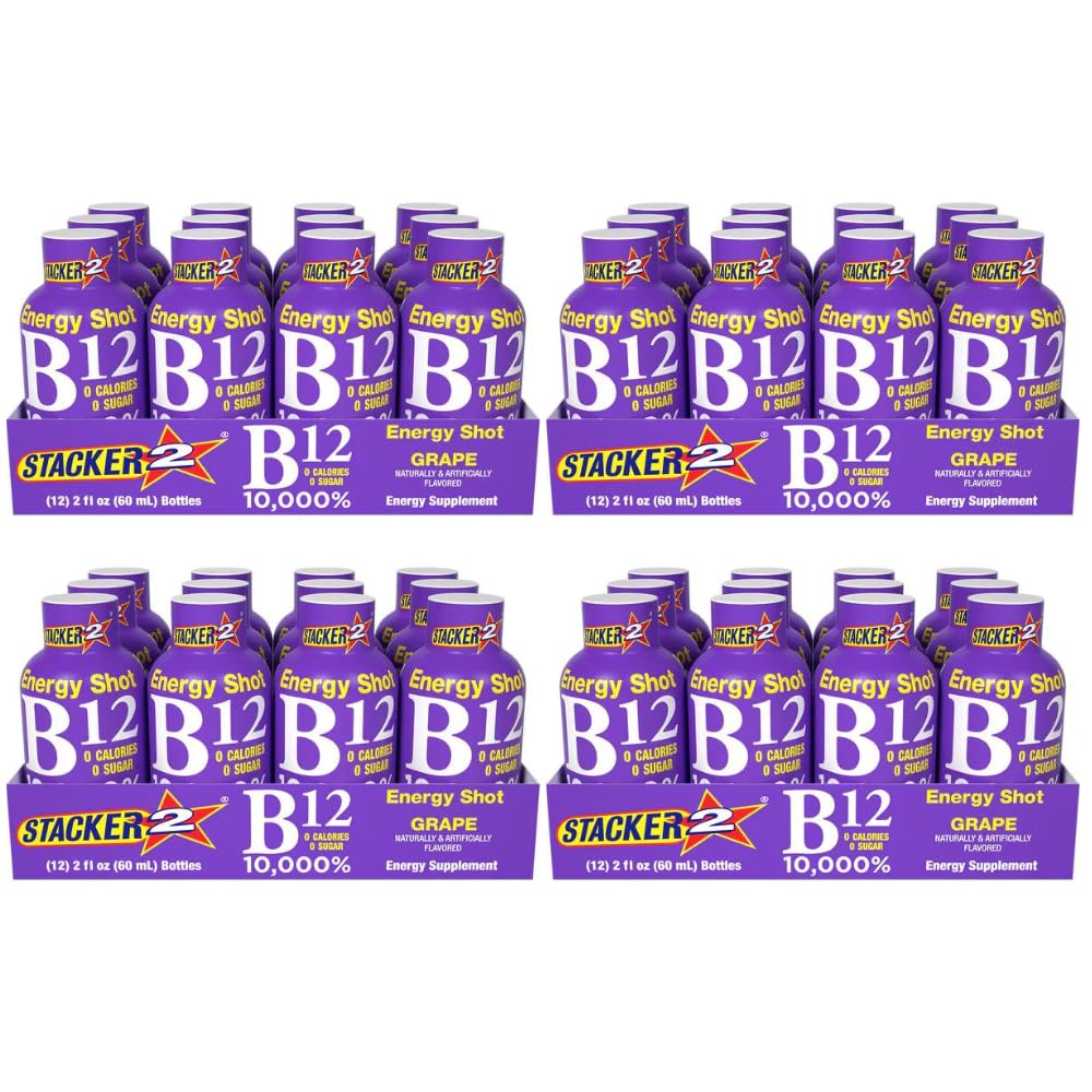 Rypäle 2 Rypäleen B12 energiaisku, 2oz (pakkaus 48)