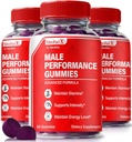 (3 pakkaus) Nitro Fuel X Gummies - virallinen Nitro Fuel X Ultimate miehille, Nitro Fuel X ME suorituskykyä ja yleistä terveyttä, Kaikki Natural NitroFuel X ME Gummy, NitroFuel X Ultimate Gomitas (180 Gummies)