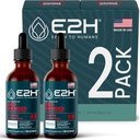 E2H Red Banded Polypore Extract - Sieni täydentää Formula Immuuneja tukea, Ruoansulatuskanavan terveys, energia ja luonnollinen immuniteetti Boost (2 pullot)
