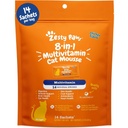 Zesty Paws 8-i-1 Multivitamin Cat Vitamins & Supplements Mousse - Cat Vitaminer för inomhuskatter - Hälsosam behandling klämmer upp för Gut, Immune, Hjärta, Hud & Coat Support - Kyckling 14ct