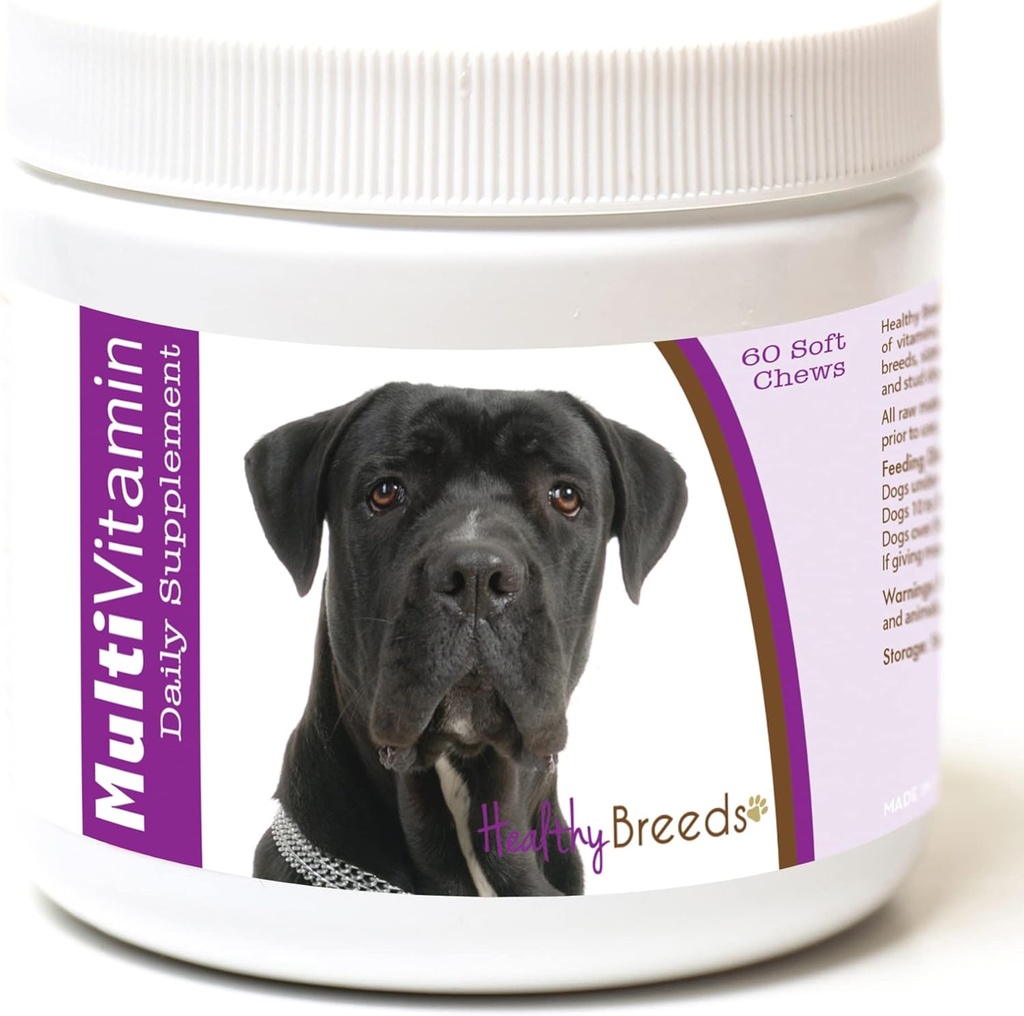 Terveet rodut Cane Corso Multi-Vitamin Soft Chews 60