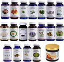 Hekma Center Supplements Package for MS - 18 Medicinal Herbs & Sidr Honey with Royal Jelly - 100% Natural, Pure Organic - Vegan - Lisäravinteet M.S.