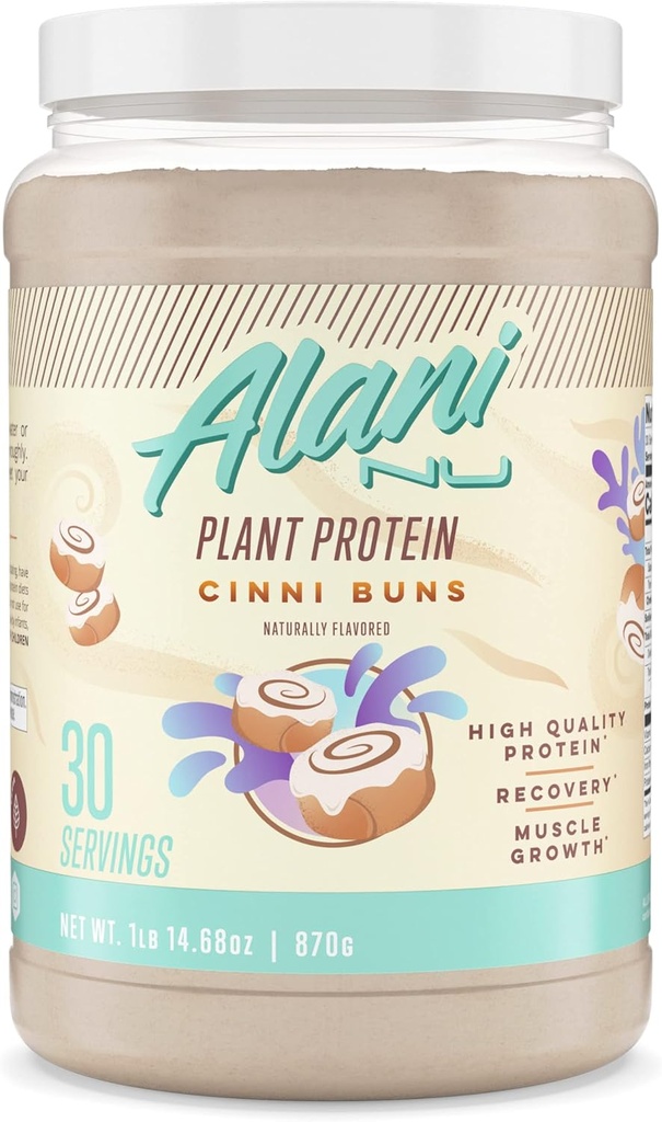 Alani Nu Plant-Based Protein Powder CINNIBUNS 