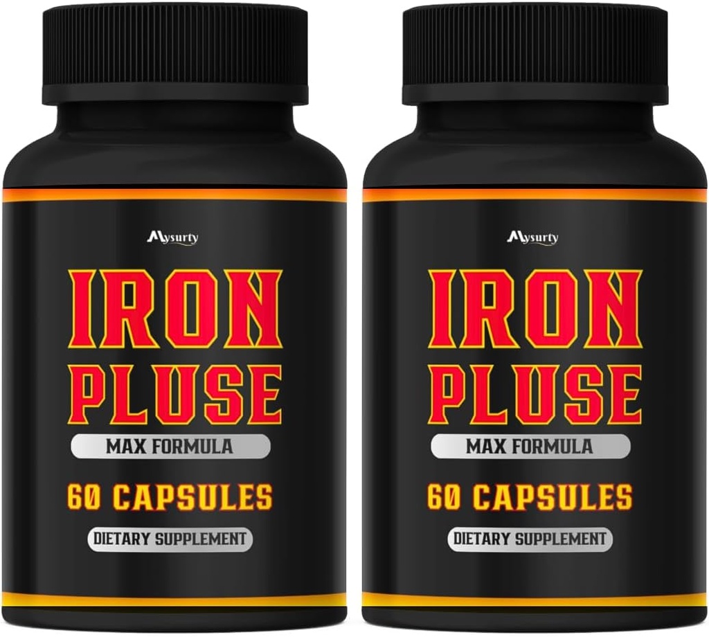 (2 pakkaus) IronPulse kapselit Max Formula, IronPulse Max Tukikapselit, Iron Pulssi Pillerit, IronPulssi Pillerit, Rauta Pulssi Tuki Pillerit, Pakkaus 2
