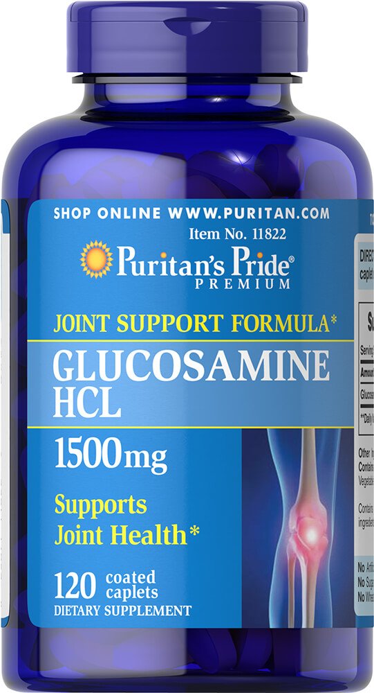Puritan's Pride Glukosamiini 1500 mg Caplets, 120