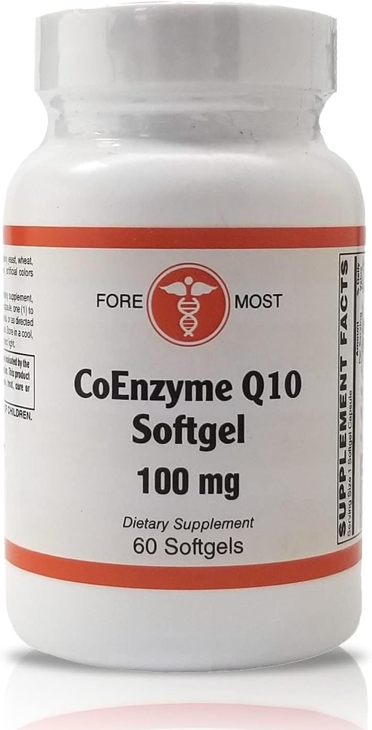 Kokonaisvaltainen terveys Coenzyme Q10 100 mg 60 Softgels