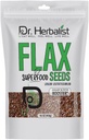 Dr. HERBALIST Pellava Siemenet 400g,Linum Usitatissimum,Alsi Siemenet,Super Food, Essential Omega rasvahapot, Korkea kasviperäistä proteiinia, ja kuitua, Smoothies, Paistaminen, Easy Digestion ja Imeytyminen