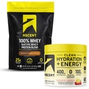 Nousu 100% Whey Protein Powder, Chocolate Peanut Butter 2 lb & Hydration + Energy Electrolytes, Vadelma sitruunaa 40 tarjoilua