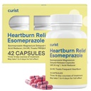 Curist Esomeprazole 20mg Capsules Delayed-Release - Acid Reflux Medicine för Heartburn Relief - 42 grevekapslar - Acid Reflux Relief