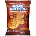 Puhdasta proteiinia popped Crisps, Hickory grilli, korkea proteiinin välipala, 12G proteiinia, 1,27oz., 12 Count