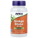 NYT Ruoka Ginkgo Biloba 60mg 24% uute, 60 kapselia