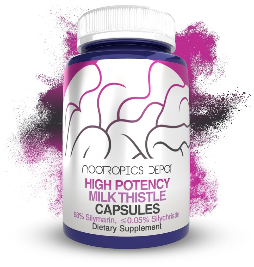 Nootropics Depot High Potency Milk Thistle Extract kapselit 