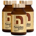 Fucoidan Powered with AHCC® Brown Seaweed Immuniteetti täydentää High Puhtaus Organic Mekabu Mozuku Agaricus 3 pullot - 480 Vihanneskapselit Valmistettu Japanissa