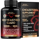 Red Yeast Rice 1200 mg CoQ10 100 mg - kanssa magnesiumia ...