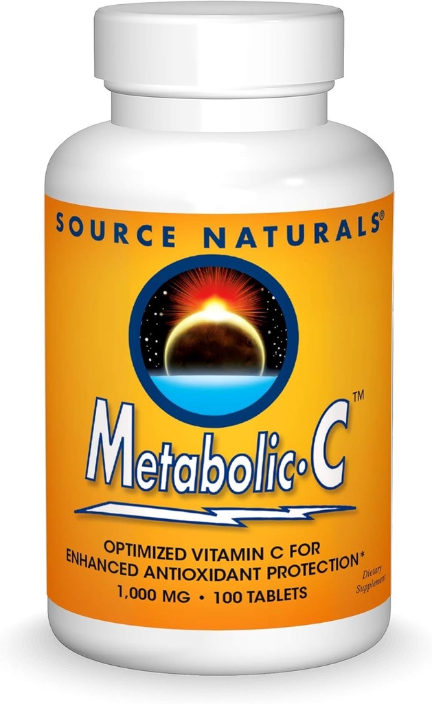 Lähde Naturals Metabolic C, 1000 mg C-vitamiini - 100 tablettia