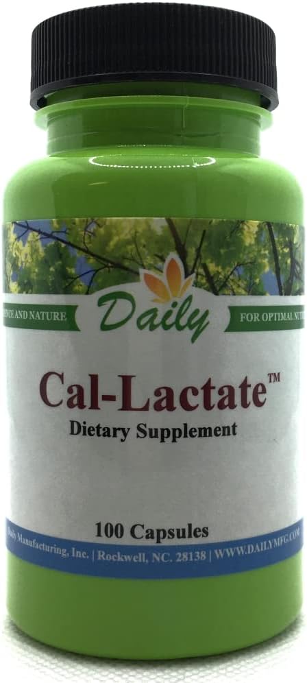 Daily Manufacturing Calcium LactateTM 100 kapselia