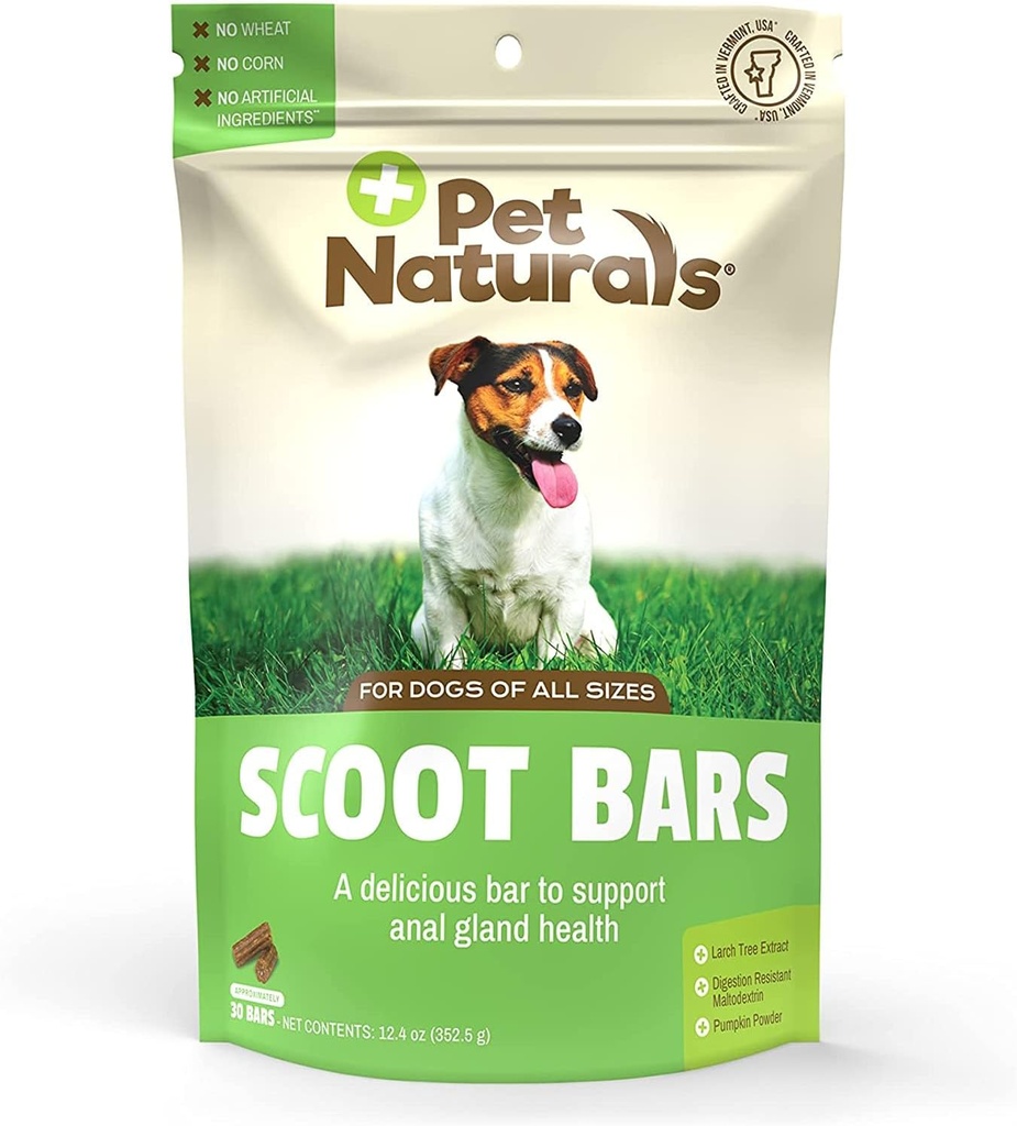 Pet Naturals Scoot baareja koirille, Ruoansulatustuki, Duck Flavor 30 count