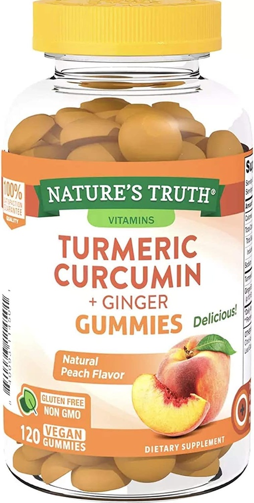 Luonnon totuus Turmeric Gummies, 120 kreivi