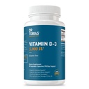 Tobias-vitamiini D3 5000 IU, Essential for Healthy Bones, Hampaat ja immuunijärjestelmä, Extra Strength D-vitamiini Supplement, non-GMO, 90 kapselia, 90 tarjoilua