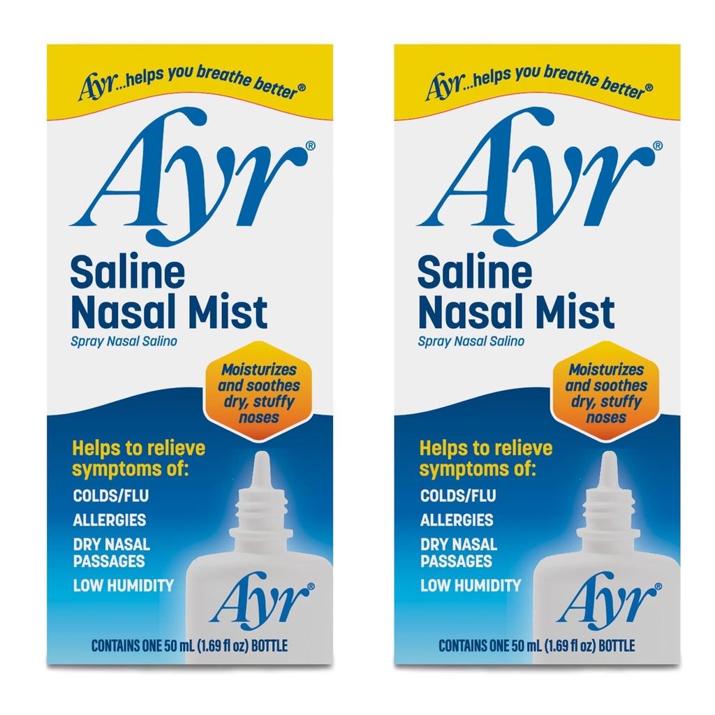 AYR Saline Nasal Mist, 1.69 Fl Oz (paketti 2)