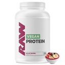 RAW Vegan Protein Powder, Acai Bowl - 20 g kasviperäistä proteiinijauhetta & linnoitettu vitamiineja lihasten kasvua ja elpymistä varten - alhainen rasva, alhainen karb, luonnollisesti maustettu ja makeutettu - 25 tarjoilua