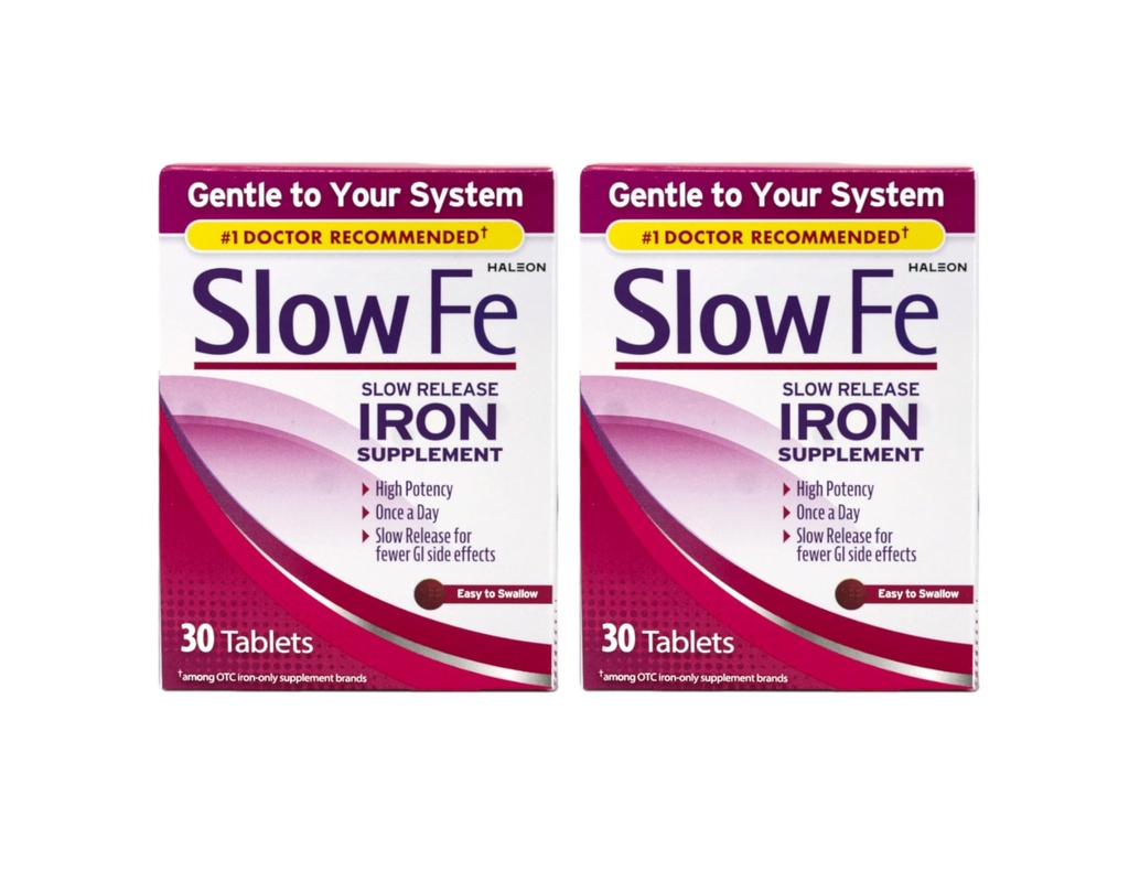Hidas Fe Slow Release Iron, 60 tablettia (pakkaus 2)