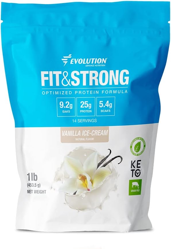 Evolution Advance Nutrition Grass Fed 100% Whey Protein Powder 