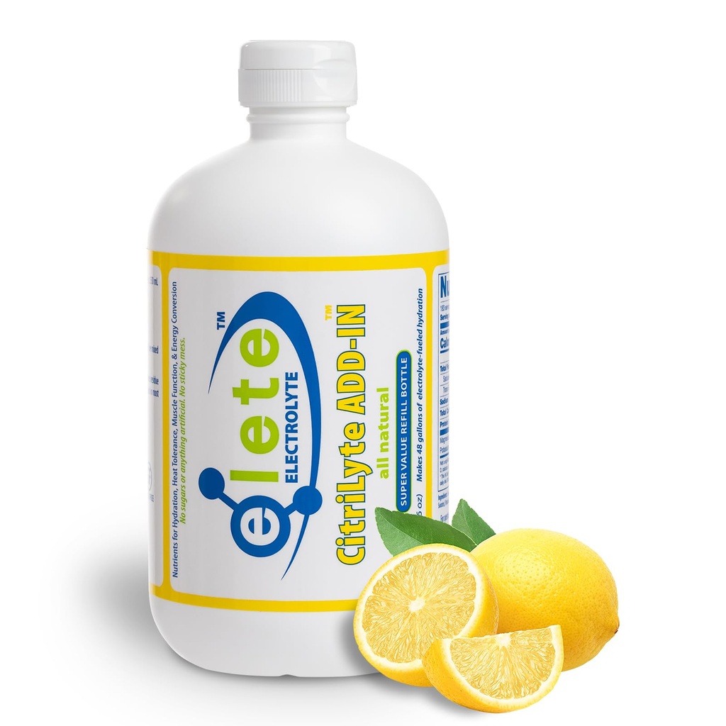 elete CitriLyte Elektrolyytti add-in Hydraation Drops ... Natrium Magnesium Kaliumtrace Minerals...