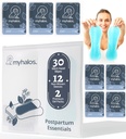 MyHalos 44 kpl - noita Hazel Wipes & perineal Ice Packs for postpartum, peräpukamat & C Section Ice Packs for Postpartum -30 Alkoholiton noita Hazel for Postpartum Care & Permorhoids Cold Postpartum
