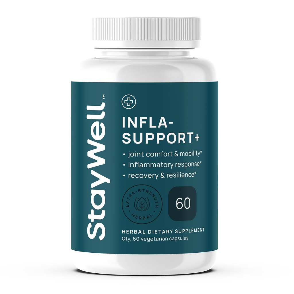 Infla-Support Plus- 750 mg kasviperäisten lisäaineiden sekoitus Curcuminin ja Ashwagadha Extract, Shatavari, Kavach, Sarviapi, Pippali, Guduchi, Shilajit, Goshura ja Sunthi 60ct